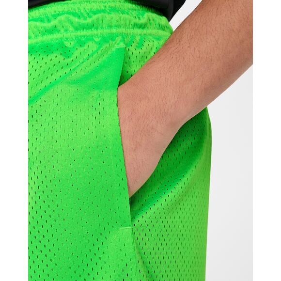 Nike Mens Size M Dri FIT 5" Mesh Basketball Shorts Pockets Neon Green HV1880 398 - Picture 5 of 15